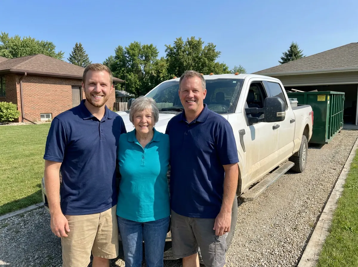 Prairie Steel Dumpster Rental dumpster rental service team in Fargo, ND